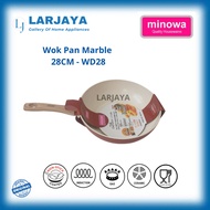 Minowa 28 CM Marble Wok Pan - 28CM Frying Pan