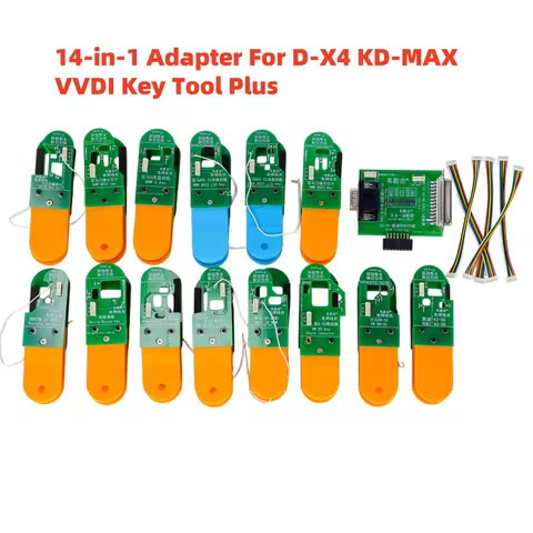 Peter-key OEM 14-in-1 Adapters For MQB49 5C 5D MQB 5C5D For BMW BDC3 BDC2 BCP LCD Key works with KD-