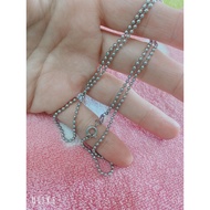 Japanese au750 engraved marble necklace for women, Japanese fashion