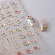 Flower Manicure Sticker Flower Bow Nail Sticker