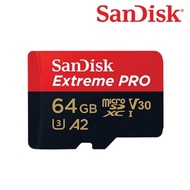 SanDisk Free Shipping Micro SD Class10 Extreme Pro A2 SDXC 64GB 170MB/S QXCY 64GB