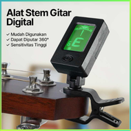 BEST SELLER JOYO Tuner Gitar Rotatable 360 Degree / tuner gitar akustik elektik otomatis muter sendi