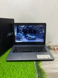 Laptop Asus X441M Ram 4GB SSD 512GB Win.10-14"inch Mulus Siap Pakai