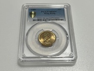 1980 年 幣膽 壹毫 MS64 PCGS 香港 英女皇 一毫 1毫 $0.1元 一角 香港錢幣 重點年份 高分評級