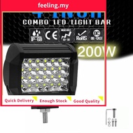 <FEELING☀>G54inch 72W LED Work Light Bar Sport Combo Lamp Offroad Driving Truck White