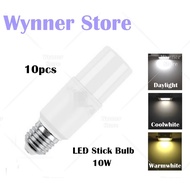 [10pcs E27 Stick Bulb] Wynner Store 9w Led Super Bright Led Stick Bulb Bundle Mentol 9w (STB-9W-E27x