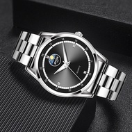 Aiyishi Đồng hồ nam đồng hồ nổi tiếng phong cách mới chính hãng cho dây đeo da cho nam Đồng hồ đeo t