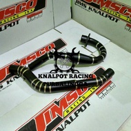 Leher Pipa knalpot KLX D-Tracker 150 CRF 150 WR 155 Viar cross 150 dll sok diameter 38 mm