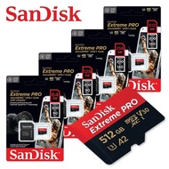 Sandisk Extreme Pro Memory Card 32GB 64GB 128GB 256GB 512GB A2 U3 SDXC Card C10 V30 200MB/s Micro SD