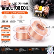 COCOFRUIT Speaker Crossover Inductor Coil, 0.6mm Copper Audio Inductor Coil, 0.2mh-2.0mh Inductor Co