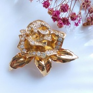 Vintage Jewelry 西洋古董飾品 AVON 1996年 熱情玫瑰 別針