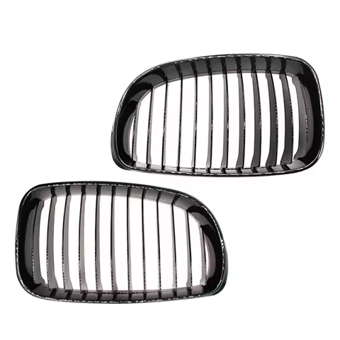 For BMW 1 SERIES E81 E82 E87 E88 2d 4d 2007 2008 2009 2010 2011 2012 2013 Pair ABS Side Gloss Black 
