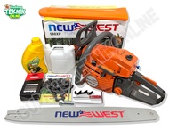 Mesin Chainsaw Gergaji Kayu NEW WEST 588/598 XP/XQ 20" 22" Bar Laser Tip Dan Gigi - NEW WEST 588/598