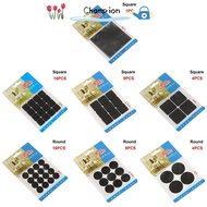 CHAMPIONO 1/4/9/16PCS Floor Protectors Anti-slip Mat Bottom Caps Square Round Table Feet Covers