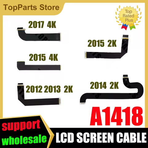 LCD Screen Cable LVDs LED Display 2K 4K Resolutions Replacement For iMac 21.5" A1418 2012 - 2017 Yea