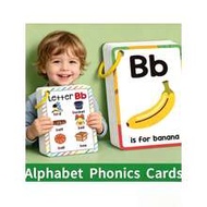 27 Pcs English Alphabet Flash Cards, Children Early Education, Learning Colors Animals Letters Enlig