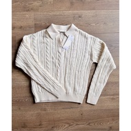 Geo women's beige polo sweater size 13/14y