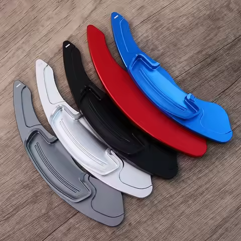 For Porsche Panamera Macan Cayenne 911 718 Spyder 918 2pcs Aluminum Car Steering Wheel Shift Paddle 