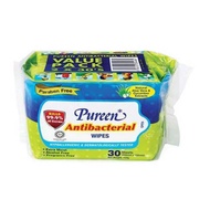Pureen Antibacterial wipes 30'sx2- Kills 99.9% Germs (Protect from Virus)