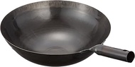 Yamasita Craft 120001037 Yamada/Iron-Out One-Handed Wok, 0.05 inch (1.2 mm), 14.2 inches (36 cm)