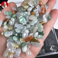 ((5pcs Price) Natural A Goods Jade Small Wallet Large 12.5 x 10.5 x 5.5mm Small 9.6 x 6.7 x 4mm Brac