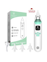 Dr.isla Baby Nose Cleaner Silicone Adjustable Suction Electric Child Nasal Aspirator Safety Convenie
