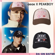 [ AEAE ]  aeae X PEAKBOY WEB LOGO 5 PANNEL BALL CAP 2color korea 100% authentic