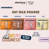OATBEDIENT Oat Milk Powder / Chocolate Oat Milk / Oats & Chia Seeds / Lite 28G/35G oatmilk /oat milk