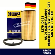 (E27H D125) HENGST OIL FILTER AUDI A3(8P1)2.0(04-08)A4(B7)2.0 OIL FILTER (06D 115 466)
