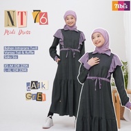 Gamis Midi Dress Anak Remaja Teen NT 076 Nibras .