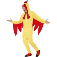 NEW Halloween Rooster Jumpsuit Doll Costume for Men and Women Funny Animal Chicken Novelty Adult Ani