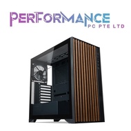 Tecware Timber TG with real wood front panel Black/White (USB 3.0 + type C , Includes 4 x 12cm fans)