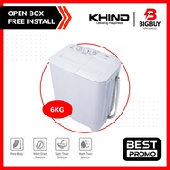 Midea 6kg Semi Auto Washing Machine Washer MSW-6008P ( Mesin Basuh / 洗衣机 ) MSW6008P