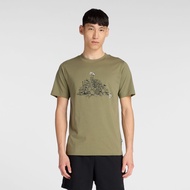 New Balance Mens Athletics Pile T-Shirt - DARK OLIVINE