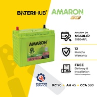 [Installation Provided] Bateri Kereta 55B24L Amaron Go | Car Battery Waja Vios NS60L NS60 BateriHub