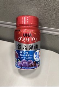 UHA 味覺糖 補鐵&葉酸 營養補充軟糖 60粒 30日分量