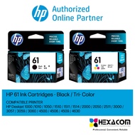 HP 61/61XL Ink Cartridge - Black/Tri-Color