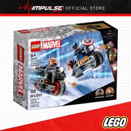 LEGO 76260 Black Window & Captain America Motorcycle