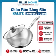 KALITE KWP2601 & KWP2501 Solid Deep Stainless Steel Pan, high quality 430 stainless steel, genuine p