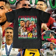 KATUN Portugal C Ronaldo CR7 Men's Casual T-Shirt Loose Women's Short Sleeve T-Shirt Large Size Cott