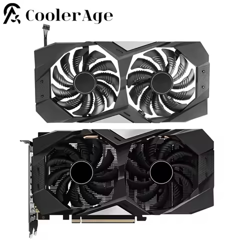 Video Card Fan For Gigabyte RTX 1660 SUPER OC 6G 88MM T129215SU RTX1660 Graphics Card Cooling Fan