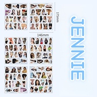 40-103pcs BP THE GIRLS DDU-DU Photo Sticker Washi Tape LISA JENNIE ROSE JISOO WORLD TOUR Waterproof 