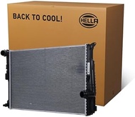 HELLA 8MK 366 300-251 radiator, engine cooling, cooling fins soldered, aluminium plastic, with gaske