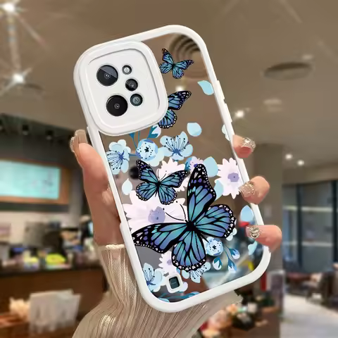Butterfly Fasion For Realme GT Neo 7 8 C55 C35 C31 C21 C20 C15 C12 C11 GT Neo2 I Y X XT 5G Pro Makeu