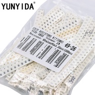 0805 SMD Resistor Kit Assorted Kit 1ohm-10M ohm 1% 60valuesX 25pcs=1500pcs Sample Kit