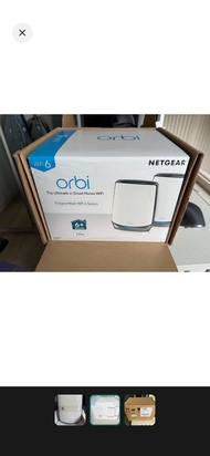 NETGEAR Orbi WiFi 6 Mesh wifi System rbk852  一套兩隻 rbr850 rbs 850