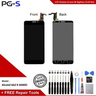 FullSet Ori LCD Alcatel Idol X 6040D 6040A 6040E LCD Touch Screen & Digitizer Black