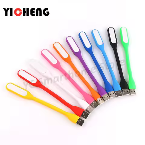 Usb light millet led light bendable nightlight mini portable light notebook decoration de maison
