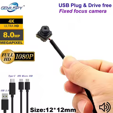 14*14mm 12MP 12X12MM 8MP 4K 2MP Camera Module IMX179 USB Free Drive WDR Industry Detection Camera Fo
