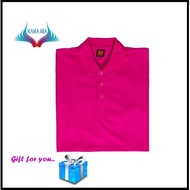 Polo Tee JERSEY Baju Sukan QuickDry ~ OREN SPORT ~ QD06 Magenta